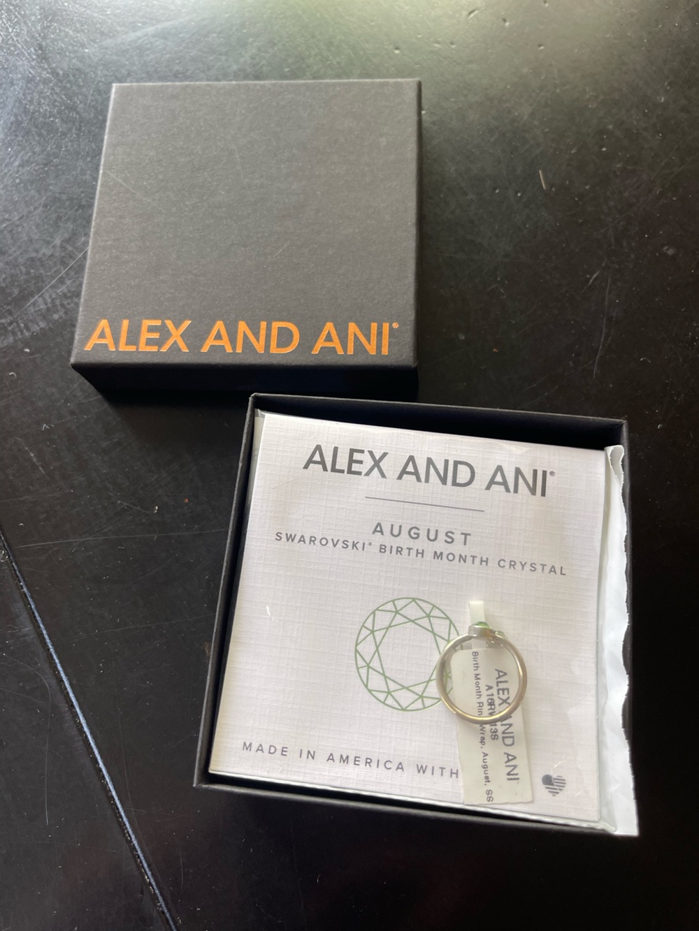Alex and Ani August SWAROVSKI Crystal Wrap Ring